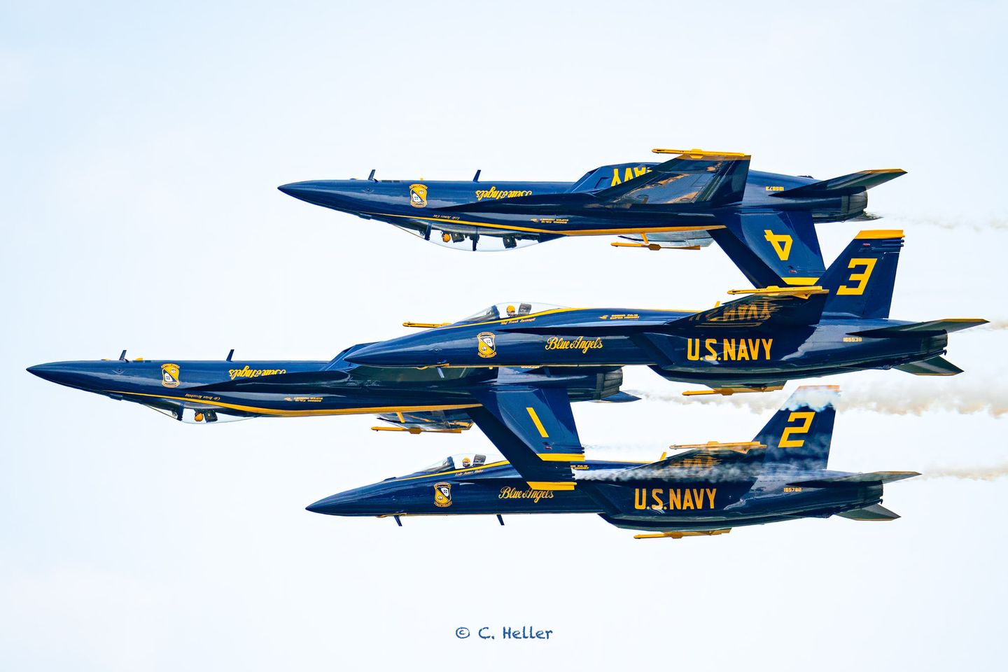 U. S. Navy Blue Angels performing