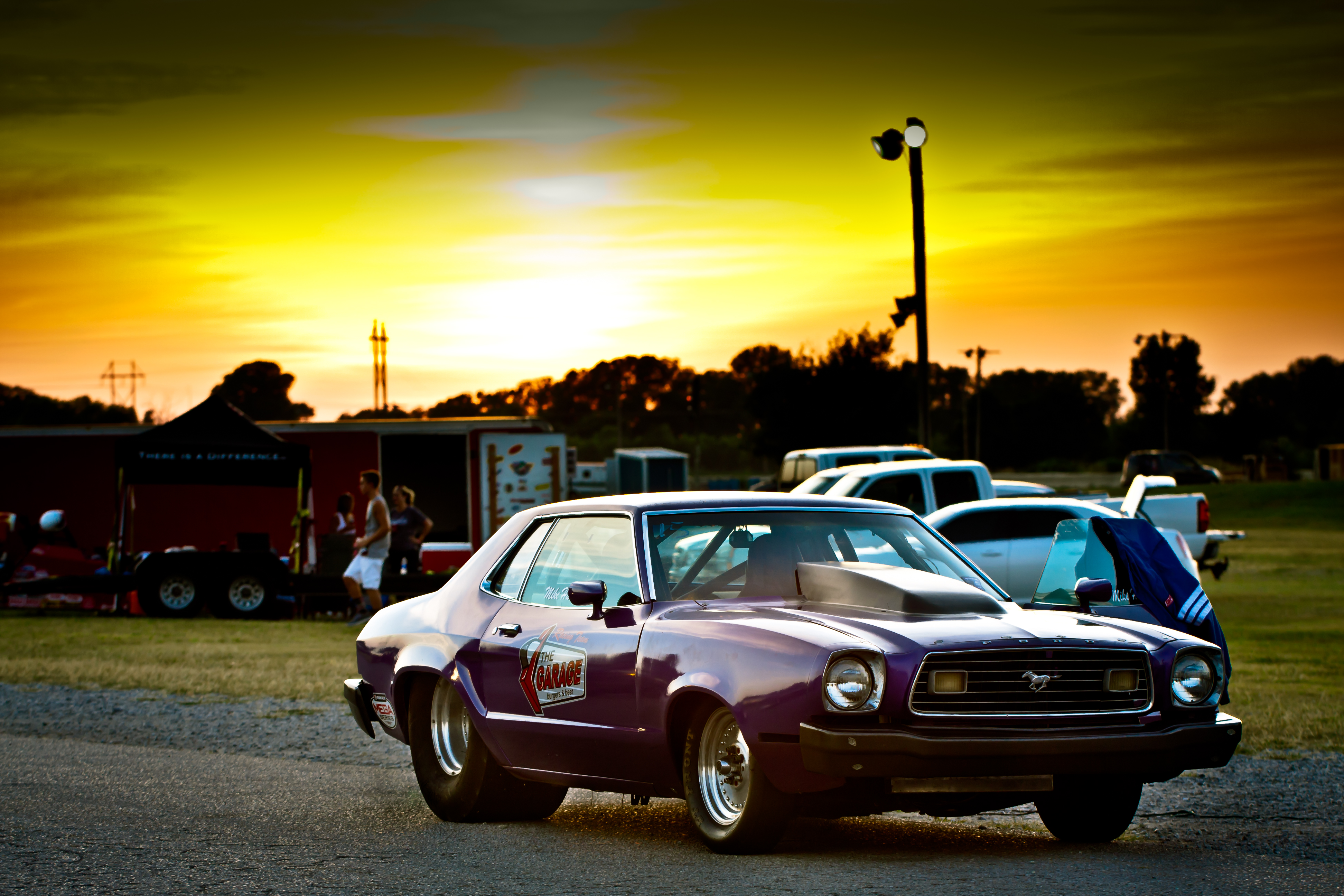 Sunset At The Drag Strip